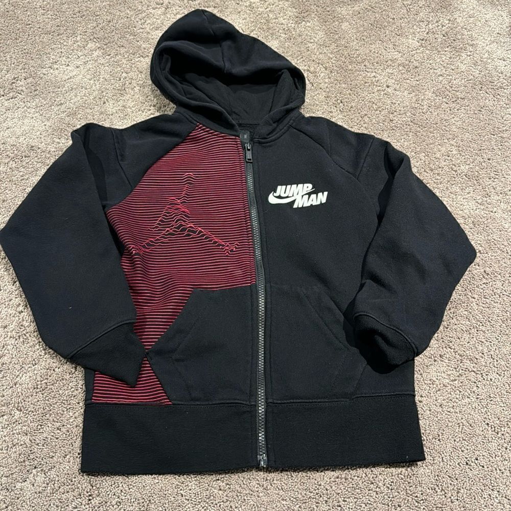 Nike air Jordan “jump man” zip front hoodie size small